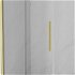 MEXEN/S - Velár sprchovací kút 110 x 75, transparent, zlatá kartáčovaná 871-110-075-01-55