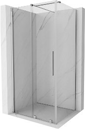 MEXEN/S - Velár sprchovací kút 130 x 80, transparent, chróm 871-130-080-01-01