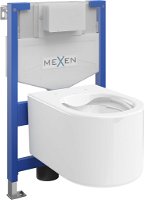 MEXEN/S - WC predstenová inštalačná sada Fenix XS-F s misou WC Sofia, biela 6803354XX00