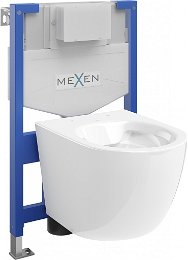 MEXEN/S - WC predstenová inštalačná sada Fenix XS-F s WC misou Lena, biela 6803322XX00