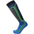Mico CALZA SKI LIGHT ODOR ZERO X-STATIC Vysoké lyžiarske ponožky, čierna, veľkosť
