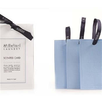 Millefiori Milano Vonné karty Laundry Morský vietor 3 ks