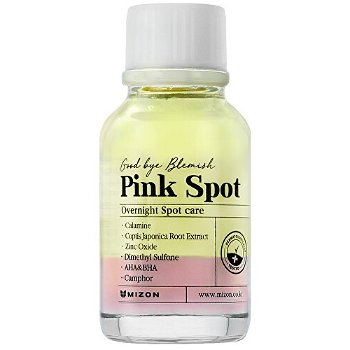 Mizon Nočné sérum s púdrom proti akné Pink Spot Good Bye Blemish (Overnight Spot Care ) 19 ml