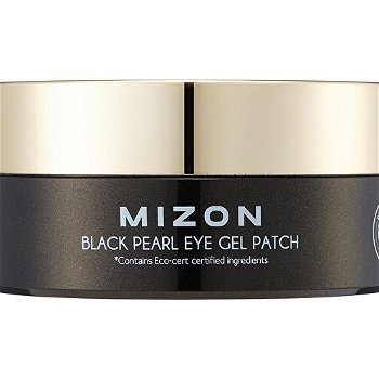 Mizon Prémiová očná hydrogélová maska s čiernou perlou a diamantom na vrásky a tmavé kruhy Black Pearl (Eye Gel Patch) 60 ks x 1,4 g