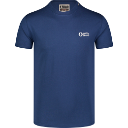Modré pánske tričko z organickej bavlny NATURE NBSMT7829_SRM