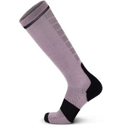 MONS ROYALE PRO LITE MERINO SNOW Unisex merino ponožky, fialová, veľkosť