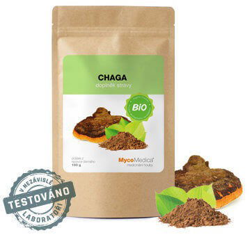 MycoMedica Chaga prášok BIO 100 g