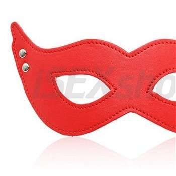 Mystery Mask červená maska s otvormi na oči