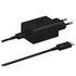 Samsung Super Fast Charging 45W USB-C Cestovná nabíjačka Black + USB-C Dátový Kábel EP-T4510XBEGEU