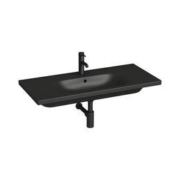 Nábytkové umývadlo Jika MIo-N 100x45 cm černá mat otvor pre batériu uprostred H8147137161041