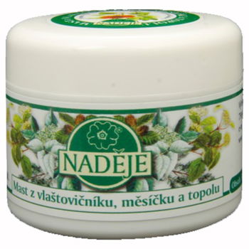 Naděje - Podhorná Masť z lastovičníka, nechtíka a topoľa 50 ml