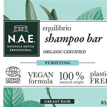N.A.E. Čistiace tuhý šampón Equilibrio (Shampoo Bar) 85 g