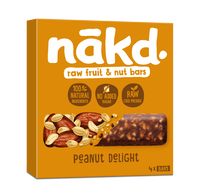 NAKD Peanut Delight - RAW tyčinky s ovocím a arašidmi 35g x 4