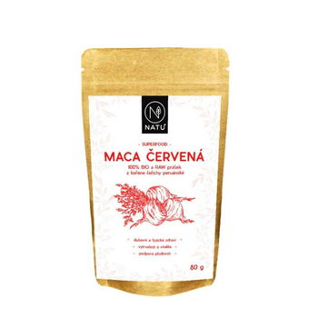 Natu Maca červená prášok BIO 80 g