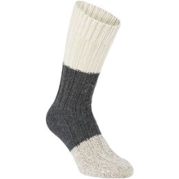 NATURA VIDA CHUNKY WOOL Pánske ponožky, tmavo sivá, veľkosť