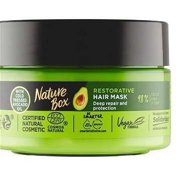Nature Box Intenzívne regeneračná maska na vlasy Avocado Oil (Recovery Mask) 200 ml