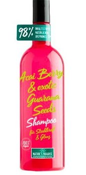 NATURE´S PARADISE Šampón Acai & Guarana 375 ml - lesk
