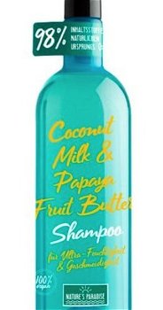 NATURE´S PARADISE Šampón Kokos & Papája 375 ml - hydratácia