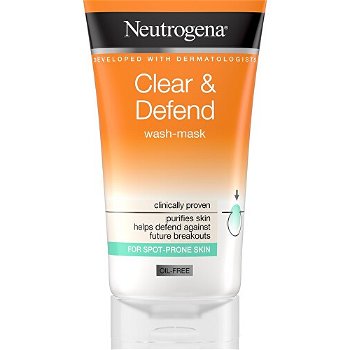 Neutrogena Čistiaca maska Clear & Defend (Wash-Mask) 150 ml