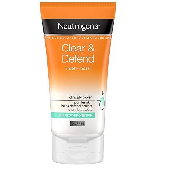 Neutrogena Čistiaca maska Clear & Defend (Wash-Mask) 150 ml