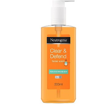 Neutrogena Čistiaci gél Clear & Defend (Facial Wash) 200 ml