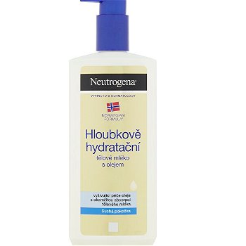 Neutrogena Hĺbkovo hydratačné telové mlieko s olejom 400 ml