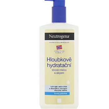 Neutrogena Hĺbkovo hydratačné telové mlieko s olejom 400 ml