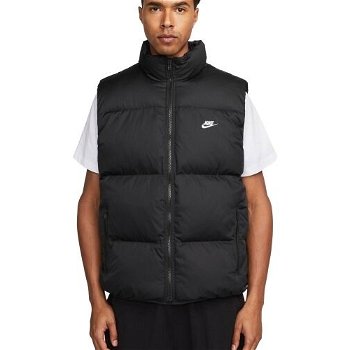 Nike CLUB PUFFER Pánska vesta, čierna, veľkosť
