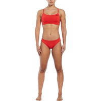 Nike ESSENTIALS SPORTS BIKINI Dámske dvojdielne plavky, červená, veľkosť