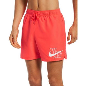 Nike LOGO SOLID 5 Pánske kúpacie šortky, lososová, veľkosť