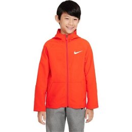 Nike NK DF WOVEN JACKET Chlapčenská prechodová bunda, oranžová, veľkosť