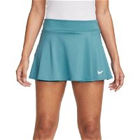 Nike NKCT DF VCTRY SKRT FLOUNCY Dámska tenisová sukňa, tyrkysová, veľkosť