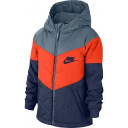 Nike NSW SYNTHETIC FILL JACKET U Detská zateplená bunda, tmavo modrá, veľkosť