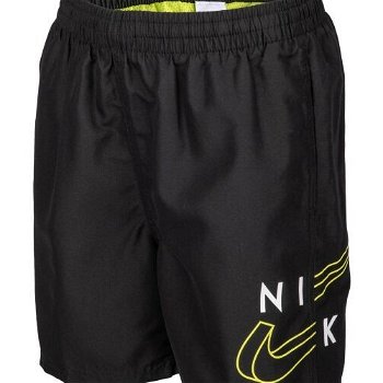 Nike SPLIT LOGO LAP Chlapčenské kúpacie šortky, čierna, veľkosť