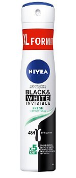 Nivea Antiperspirant v spreji Black & White Invisible Fresh (Anti-perspirant) 200 ml