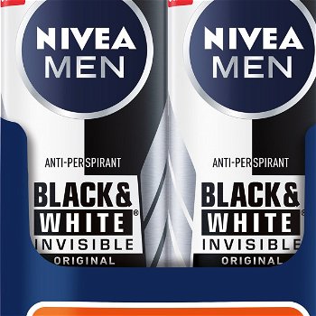 Nivea Antiperspirant v spreji Men Black & White Invisible Original 2 x 150 ml