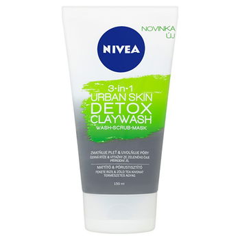 Nivea Detoxikační ílový čistiaci krém 3v1 Urban Skin ( Detox Clay Wash) 150 ml