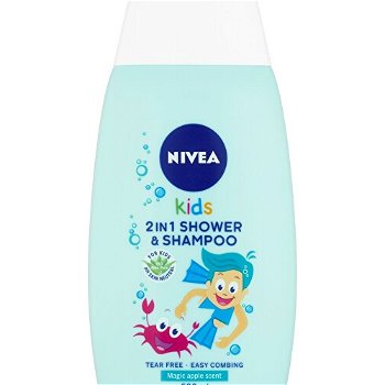 Nivea Detský sprchový gél a šampón 2 v 1 s jablkovou vôňou (2 in Shower & Shampoo) 500 ml