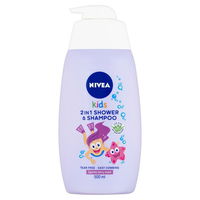 Nivea Detský sprchový gél a šampón 2 v 1 s vôňou lesného ovocia (2 in 1 Shower Shampoo) 500 ml