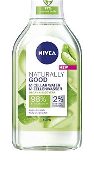 Nivea Micelárna voda pre všetky typy pleti Naturally Good 400 ml