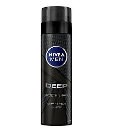 Nivea Pena na holenie pre mužov Deep (Smooth Shave) 200 ml