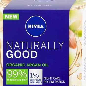 Nivea Regeneračný nočný krém Naturally Good (Night Care Regeneration) 50 ml