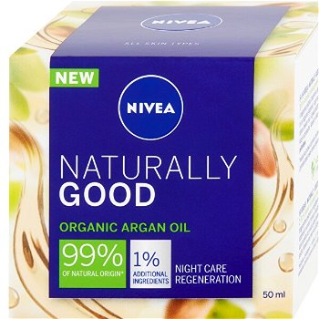 Nivea Regeneračný nočný krém Naturally Good (Night Care Regeneration) 50 ml