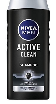 Nivea Šampón s aktívnym uhlím pre mužov Active Clean 250 ml