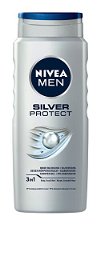 Nivea Sprchový gél pre mužov Silver Protect 500 ml