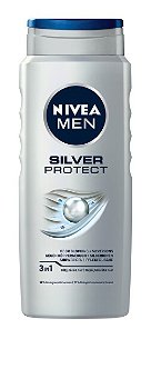Nivea Sprchový gél pre mužov Silver Protect 500 ml
