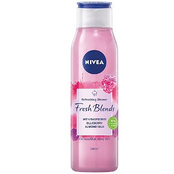 Nivea Sprchový gél s vôňou malín a čučoriedok Fresh Blends (Refreshing Shower) 300 ml