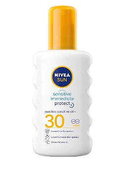 Nivea Sprej na opaľovanie pre citlivú pokožku SPF 30 (Sensitive Protect Sun Spray) 200 ml