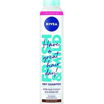 Nivea Suchý šampón pre tmavé vlasy (Dry Shampoo Dark Tones) 200 ml
