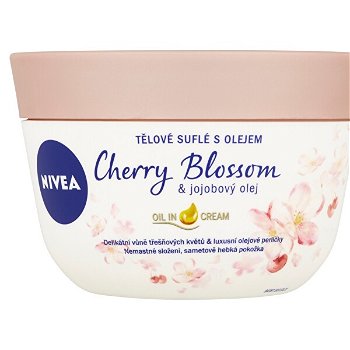 Nivea Tělové suflé s olejom Cherry Blossom & Jojobový olej 200 ml
